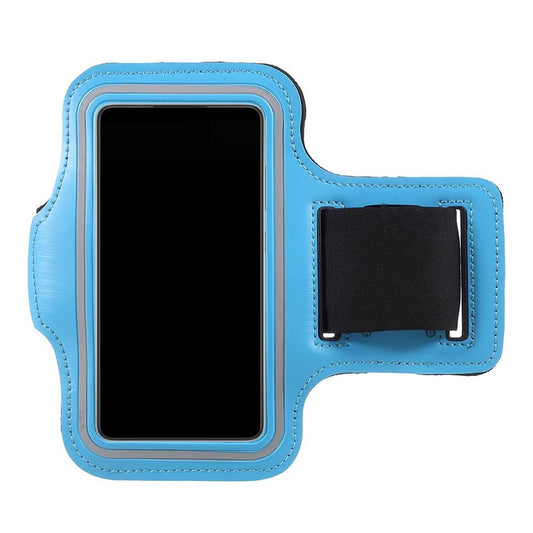 Universal Sport Armband Handy Tasche für Smartphones von 5,9" bis 6,5" Hellblau