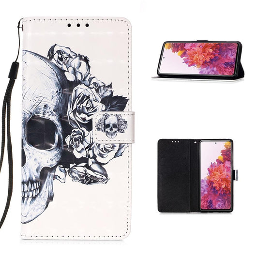 Hülle für Samsung Galaxy S20 FE Handyhülle Flip Case Cover Bumper Totenkopf