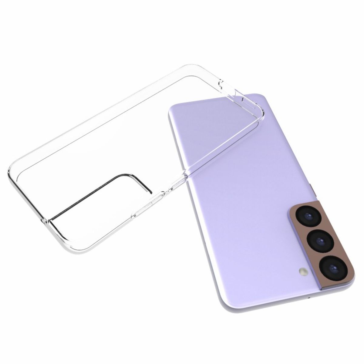 Hülle für Samsung Galaxy S22 5G Handyhülle Silikon Cover Case Bumper klar