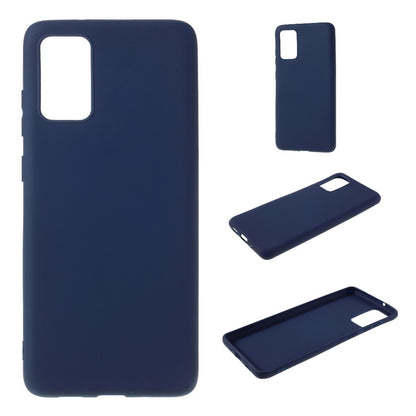 Hülle für Samsung Galaxy S10 Lite Handyhülle Silikon Case Cover Etui Matt Blau