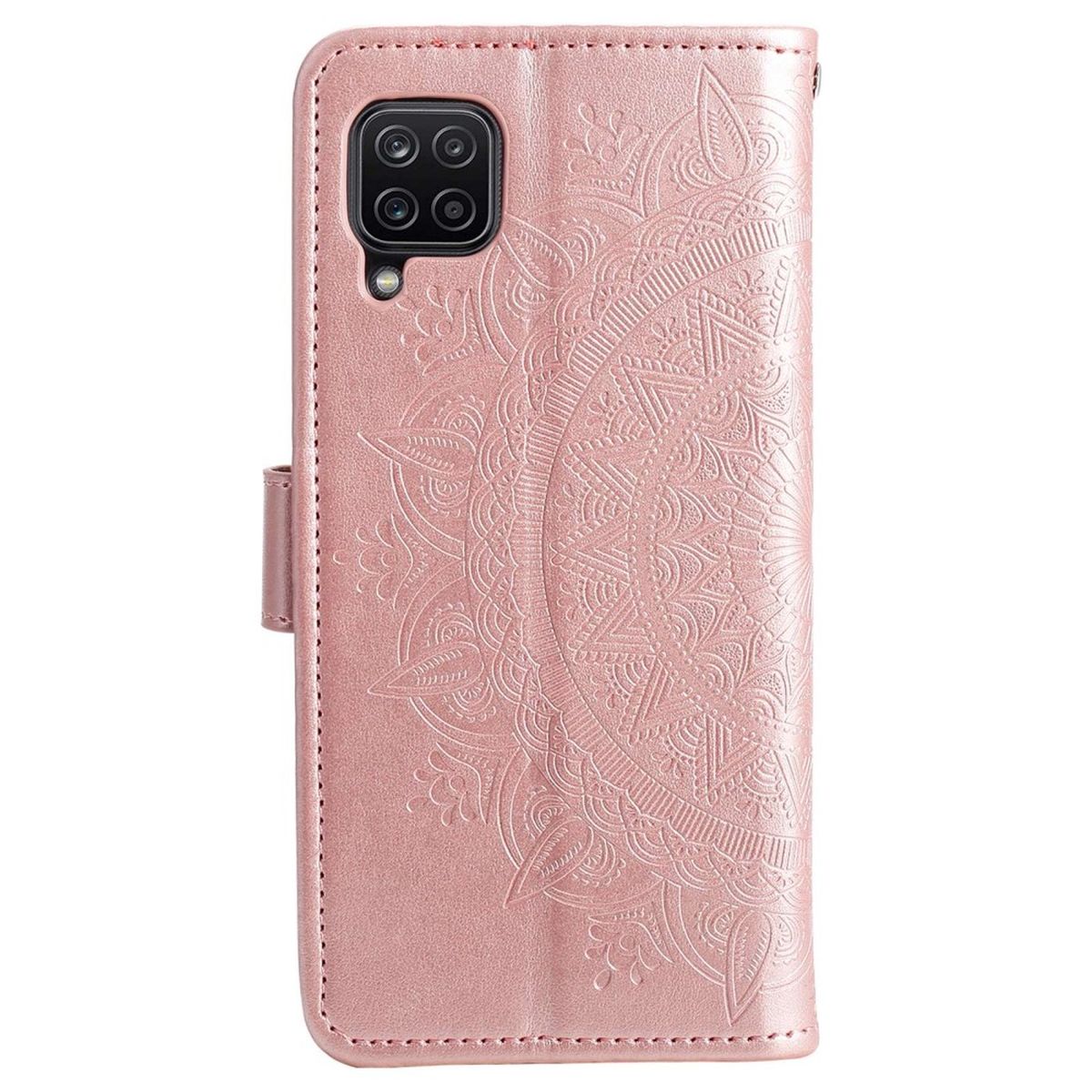 Hülle für Samsung Galaxy M33 5G Handyhülle Flip Case Cover Etui Mandala Rosegold