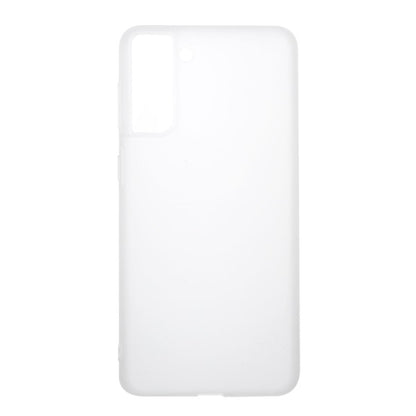 Hülle für Samsung Galaxy S21+ (Plus) Handyhülle Silikon Case Cover Schutzhülle Matt Weiß