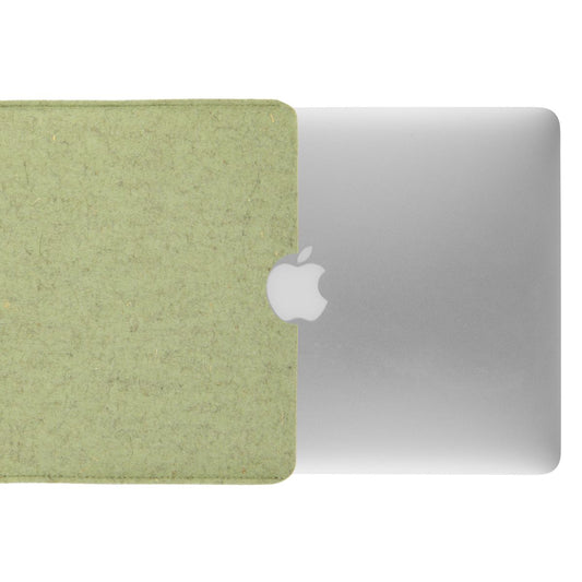 Hülle für Apple MacBook Air/Pro 15" Handmade Notebook Tasche Filz Case Grün