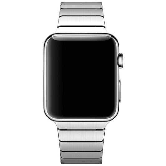 Gliederarmband für Apple Watch 41/40/38mm Ersatz Band Series 8/7/6/SE/5/4 Silber