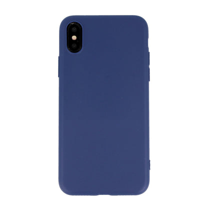 Hülle für Apple iPhone X/Xs Handyhülle Silikon Tasche Case Cover Blau