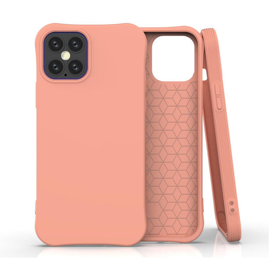Hülle für Apple iPhone 12 / iPhone 12 Pro Handyhülle Silikon Case Matt Orange