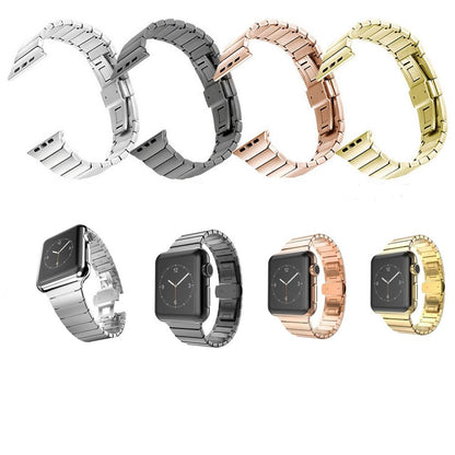 Gliederband für Apple Watch 49/45/44/42mm Series Ultra 2/Ultra/9/8/7/6/SE/5 Gold