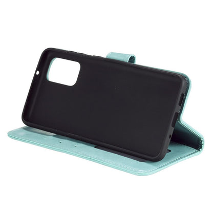 Hülle für Samsung Galaxy A02s Handy Tasche Flip Case Cover Etui Mandala Grün