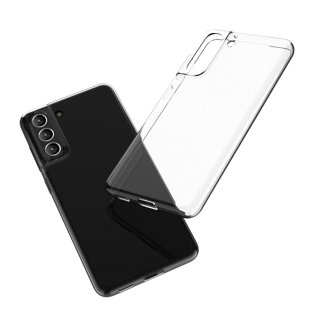 Hülle für Samsung Galaxy S21 FE Handyhülle Silikon Cover Case Bumper Klar