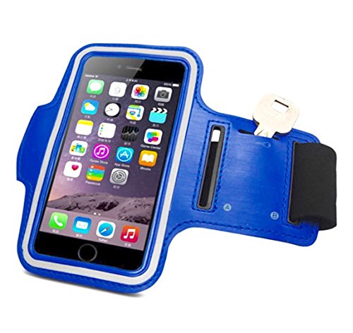 Armband für Apple iPhone 7/8 Sportarmband Fitness Hülle Jogging Arm Tasche Laufhülle Blau