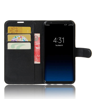 Hülle für Samsung Galaxy S8 Plus Flip Case Handyhülle Schutz Tasche Schwarz