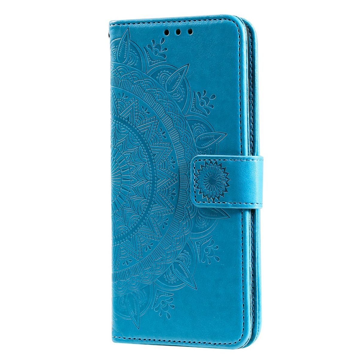 Hülle für Samsung Galaxy A33 5G Handyhülle Flip Case Cover Etui Mandala Blau