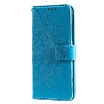 Hülle für Samsung Galaxy A33 5G Handyhülle Flip Case Cover Etui Mandala Blau