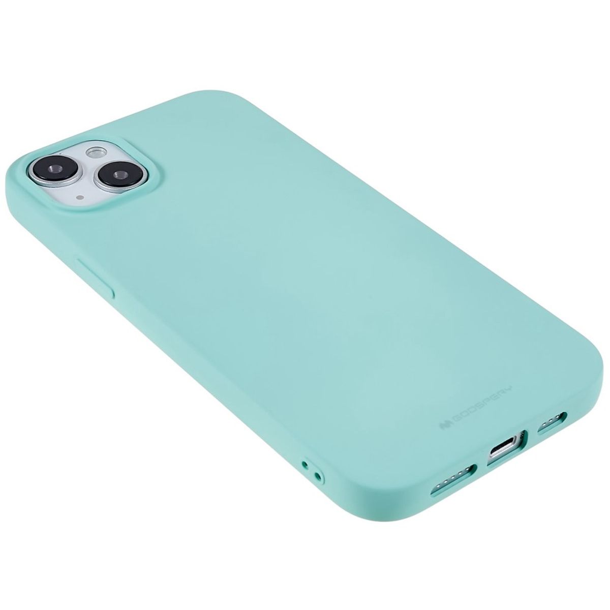Hülle für Apple iPhone 14 Plus Handyhülle Silikon Case Cover Bumper Matt Grün