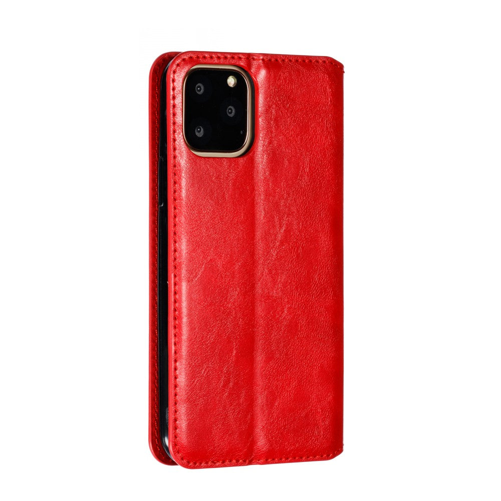 Hülle für Apple iPhone 11 Pro [5,8 Zoll] Handyhülle Schutz Tasche Flip Case Schale Rot