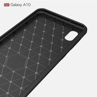 Hülle für Samsung Galaxy A10 Handyhülle Schutzhülle Silikon Case Carbon farben