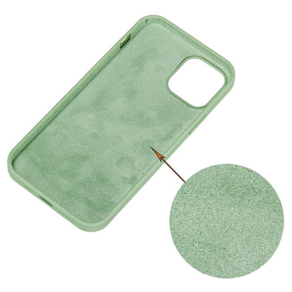 Hülle für Apple iPhone 13 Pro [6,1 Zoll] Handy Silikon Case Cover Etui Matt Grün