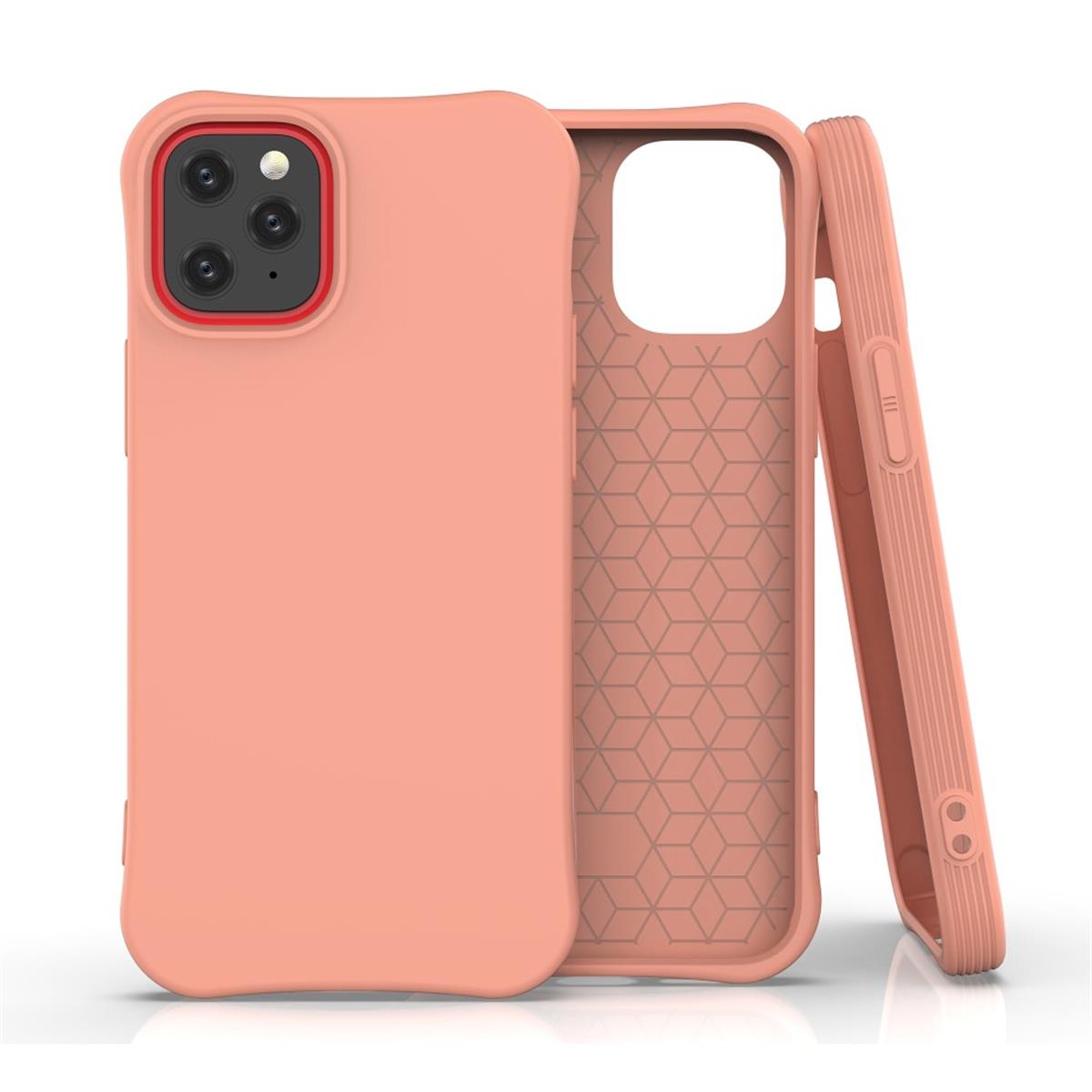 Hülle für Apple iPhone 12 Mini Handyhülle Silikon Case Cover Bumper Matt Orange