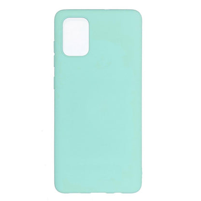 Hülle für Samsung Galaxy A03s Handyhülle Silikon Case Cover Bumper Matt Grün