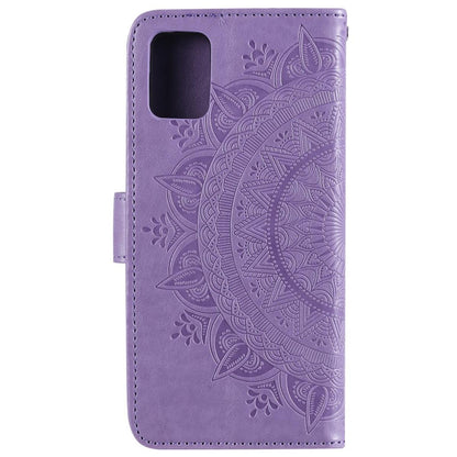 Hülle für Samsung Galaxy A51 Handyhülle Flip Case Schutzhülle Cover Mandala Lila