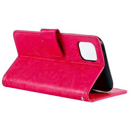 Hülle für Samsung Galaxy A22 5G Handyhülle Flip Case Cover Tasche Mandala Pink