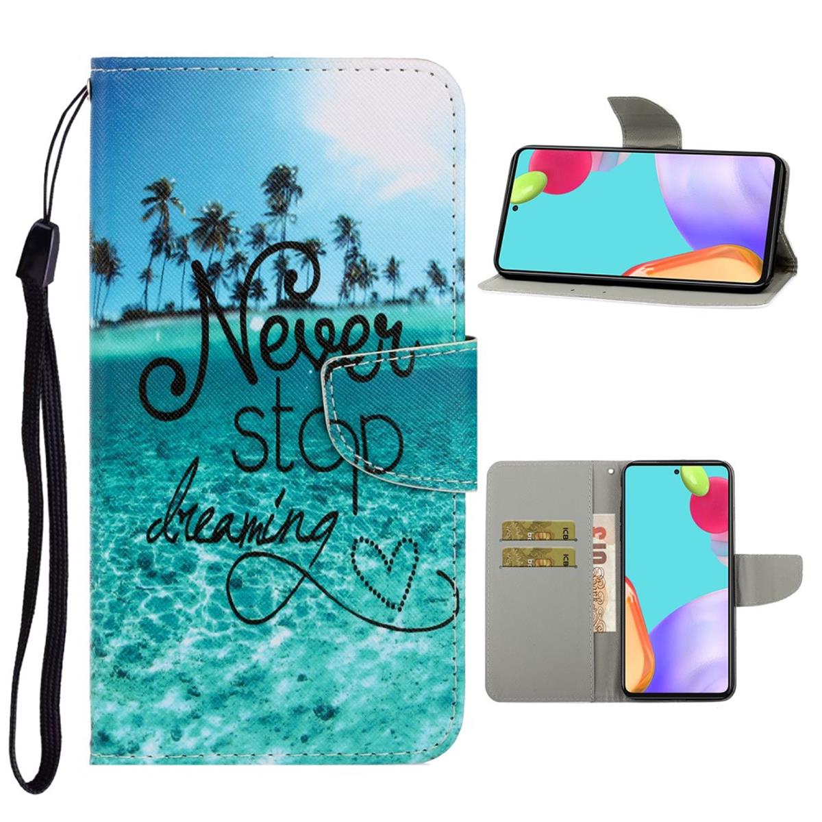 Hülle für Samsung Galaxy A52/A52 5G/A52s 5G Handy Flip Case Cover Motiv Dreaming