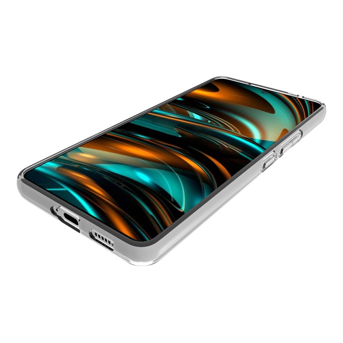 Hülle für Samsung Galaxy A53 5G Handyhülle Silikon Cover Case Bumper Etui klar