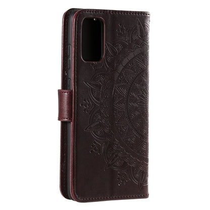 Hülle für Samsung Galaxy A33 5G Handyhülle Flip Case Cover Etui Mandala Braun