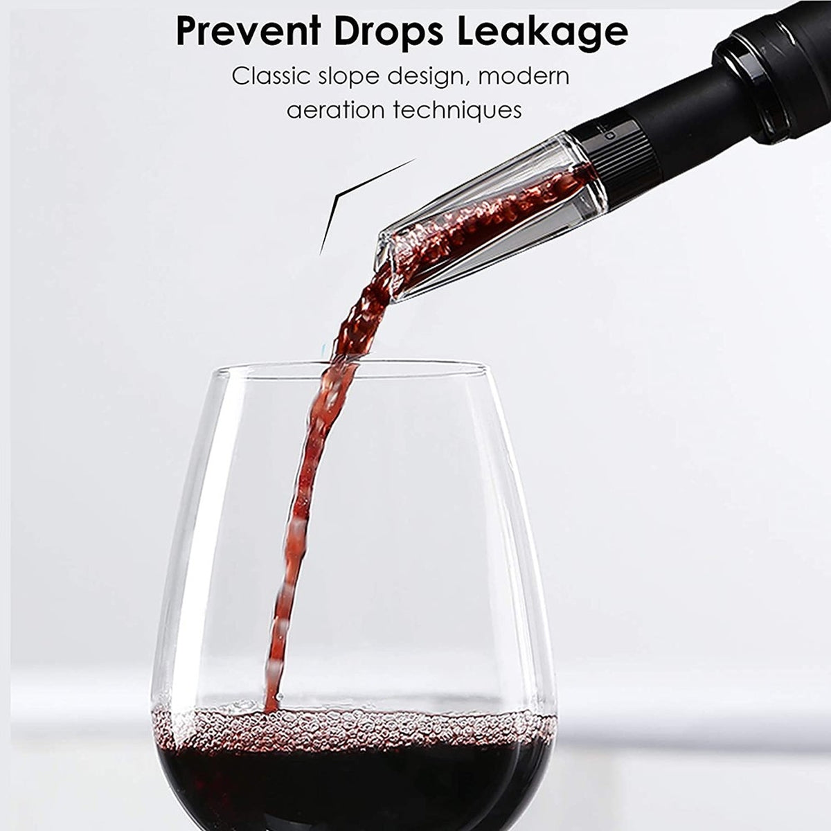 Weindekanter - Dekanter für Rotwein - Weinbelüfter und Eingießer für Rot Weine