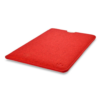 Hülle für Apple MacBook Pro 16" (M1,M2) Handmade Filz Tasche Case Cover Rot