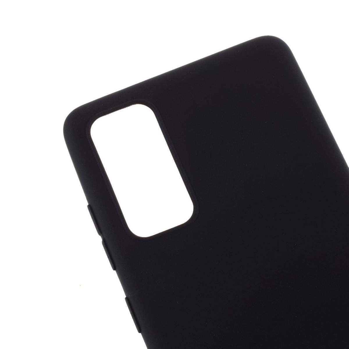 Hülle für Samsung Galaxy S20 FE Handyhülle Silikon Case Cover Schutzhülle Matt Schwarz