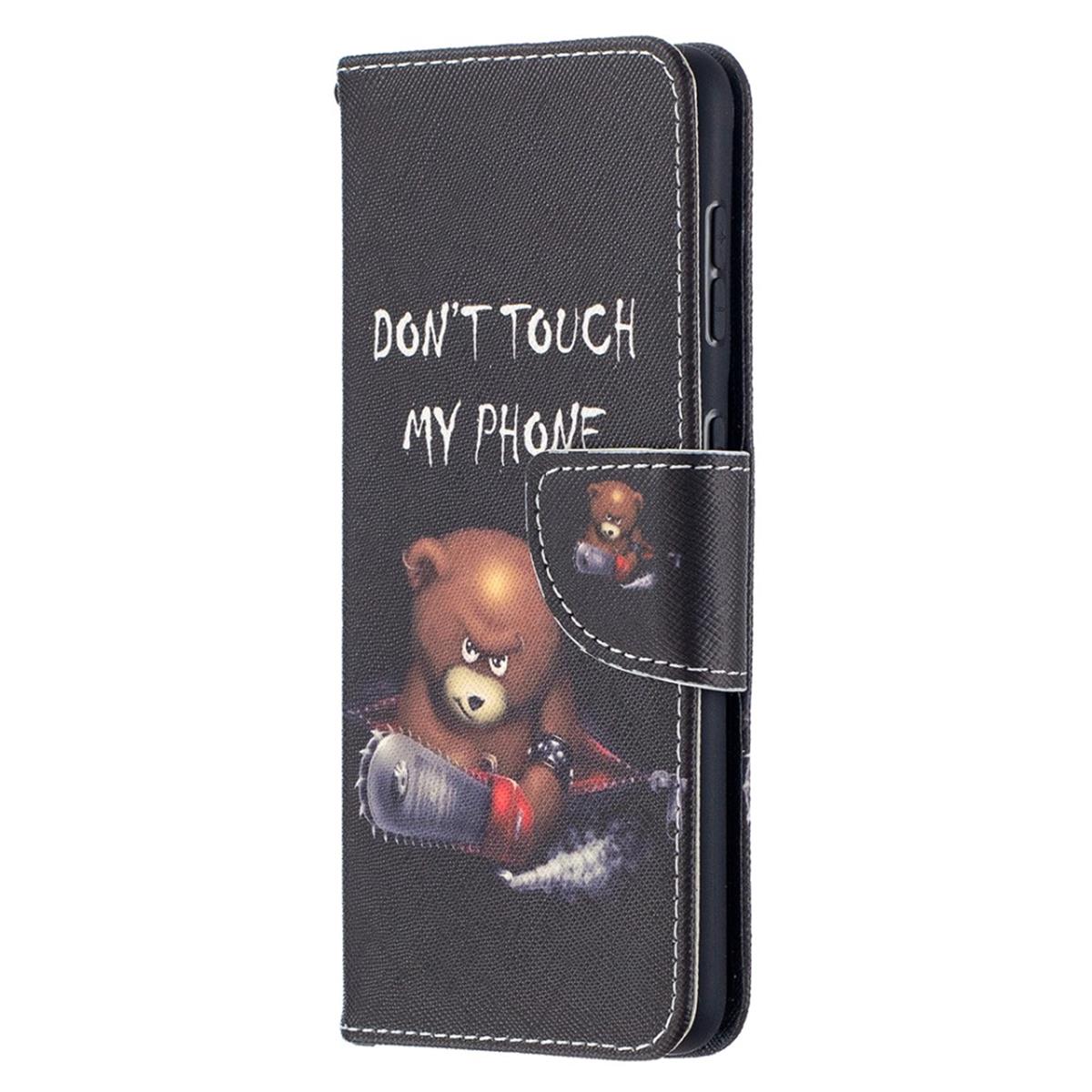 Hülle für Samsung Galaxy S21 Handyhülle Flip Case Cover Bumper Etui Tasche Motiv Bär