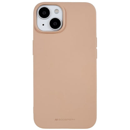 Hülle für Apple iPhone 14 Handyhülle Silikon Case Cover Bumper Matt Beige