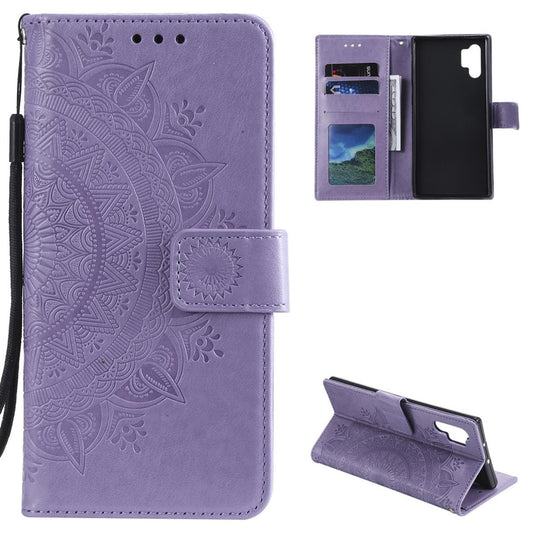 Hülle für Samsung Galaxy A32 5G Handy Tasche Flip Case Cover Mandala Lila
