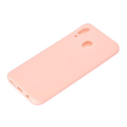 Hülle für Samsung Galaxy A40 Handyhülle Silikon Cover Schutzhülle Soft Case matt Rosa