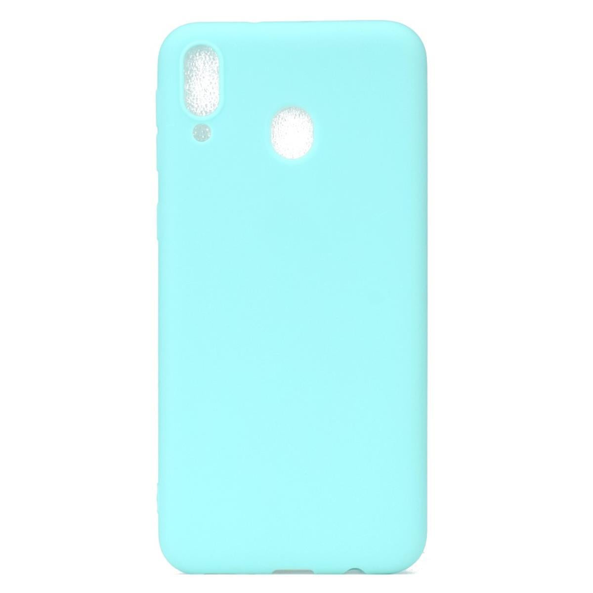 Hülle für Samsung Galaxy M20 Handyhülle Silikon Case Cover Handytasche matt Grün