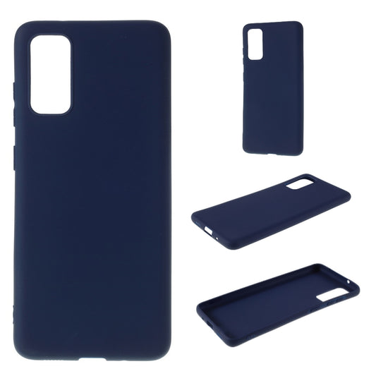Hülle für Samsung Galaxy S20 FE Handyhülle Silikon Case Cover Schutzhülle Matt Blau