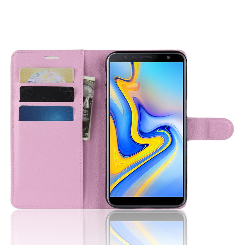 Hülle für Samsung Galaxy J6 Plus (+) Handyhülle Case Cover Etui Tasche Rosa