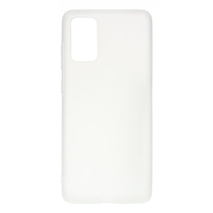 Hülle für Samsung Galaxy S10 Lite Handyhülle Silikon Case Cover Etui Matt Weiß