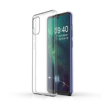 Hülle für Samsung Galaxy A31 Handyhülle Silikon Cover Case Bumper Transparent