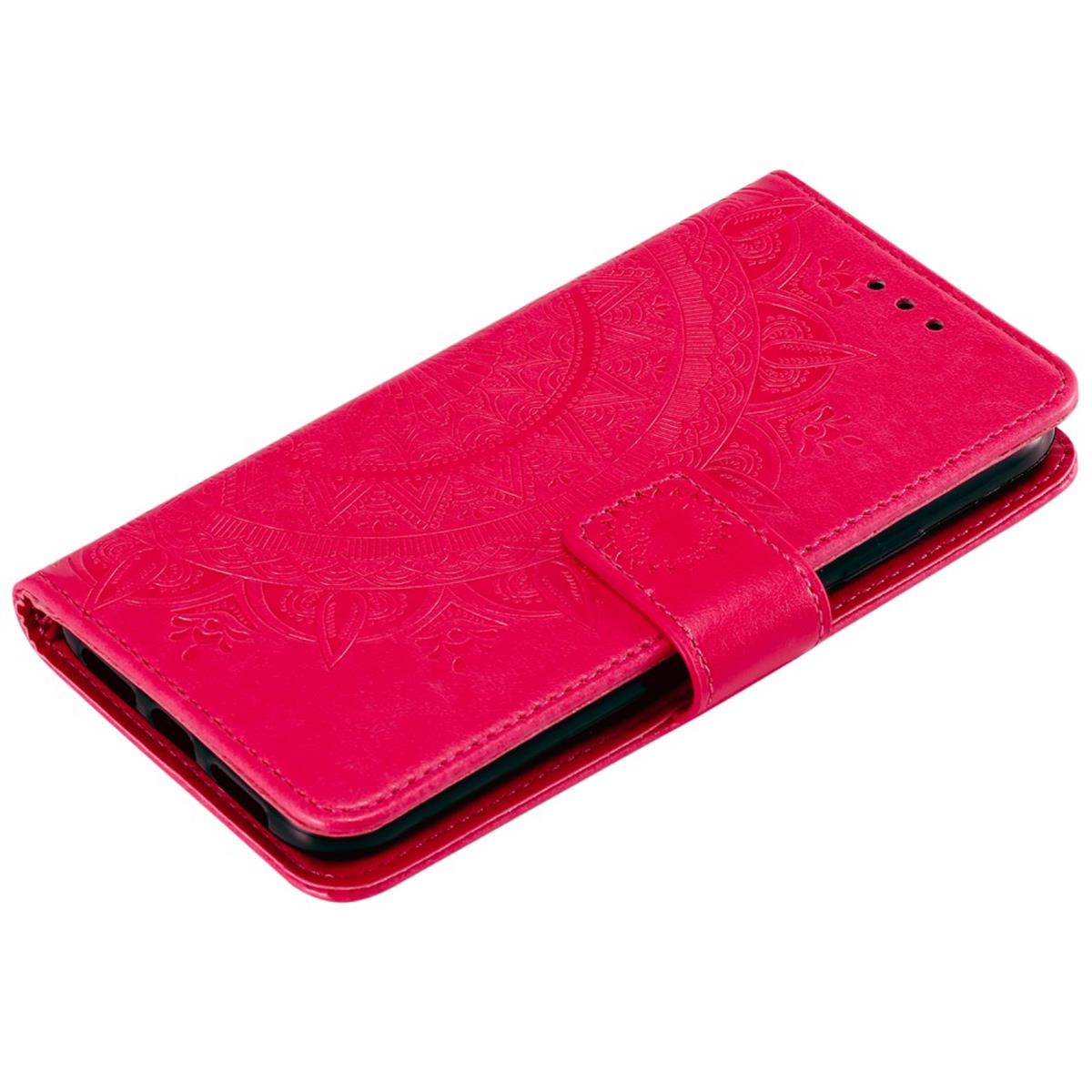 Hülle für Apple iPhone 11 Pro Max [6,5 Zoll] Handyhülle Flip Case Schutzhülle Mandala Pink