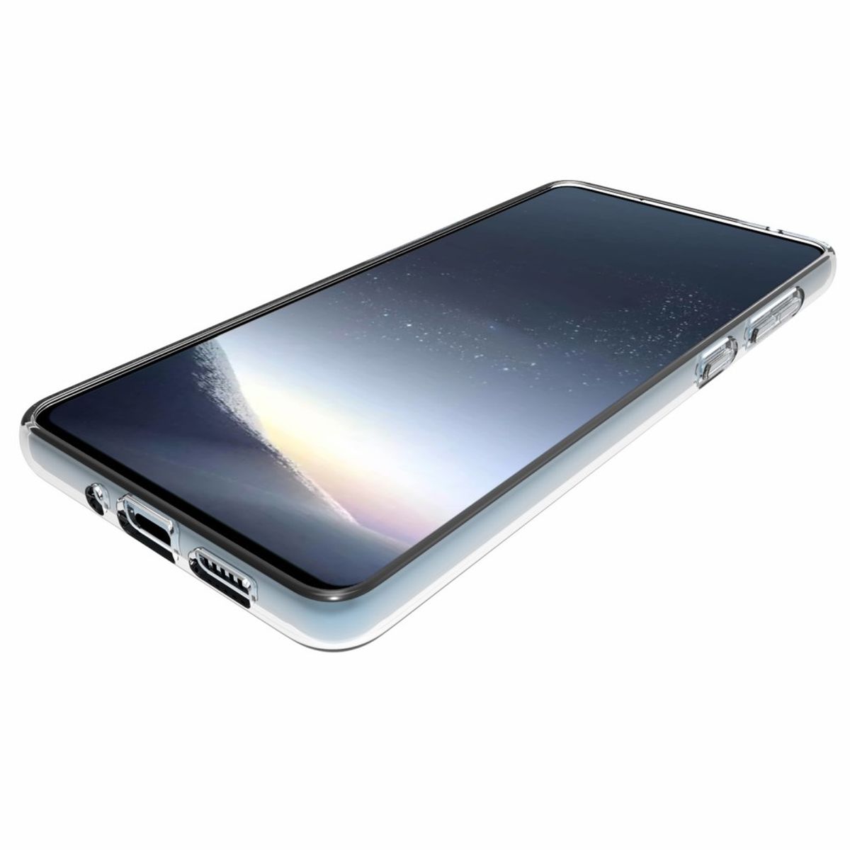 Hülle für Samsung Galaxy A73 5G Handyhülle Silikon Cover Case Bumper Etui klar