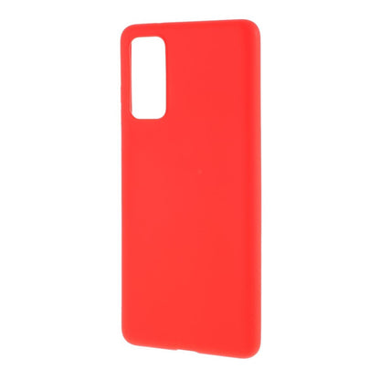 Hülle für Samsung Galaxy S20 FE Handyhülle Silikon Case Cover Schutzhülle Tasche Matt Rot