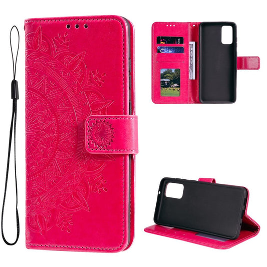 Hülle für Samsung Galaxy A23 Handyhülle Flip Case Cover Schutzhülle Mandala Pink
