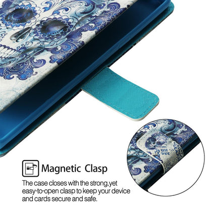 Hülle für Samsung Galaxy S10e Handyhülle Flip Case Cover Bumper Motiv Totenkopf