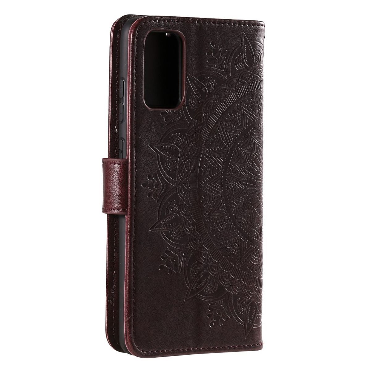 Hülle für Samsung Galaxy M13/M23 5G Handyhülle Flip Case Cover Mandala Braun