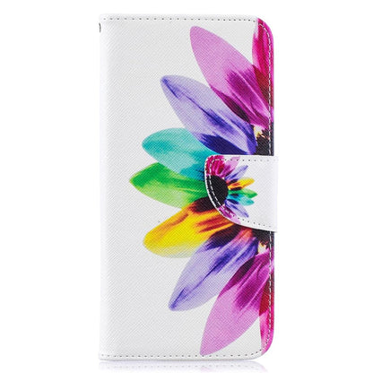 Hülle für Samsung Galaxy A50/A30s Case Schutzhülle Motiv Handytasche Blume