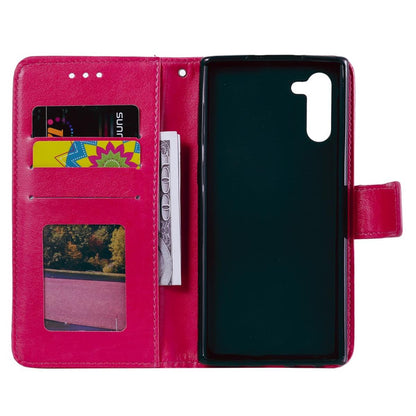 Hülle für Samsung Galaxy Note10 Handyhülle Schutz Tasche Flip Case Cover Mandala Pink