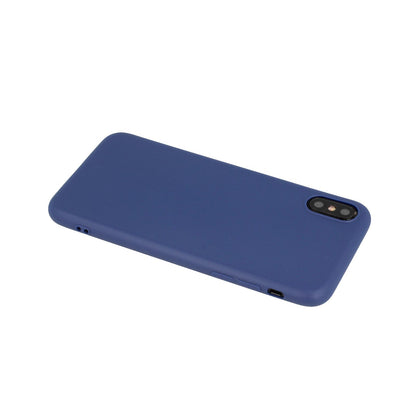 Hülle für Apple iPhone X/Xs Handyhülle Silikon Tasche Case Cover Blau