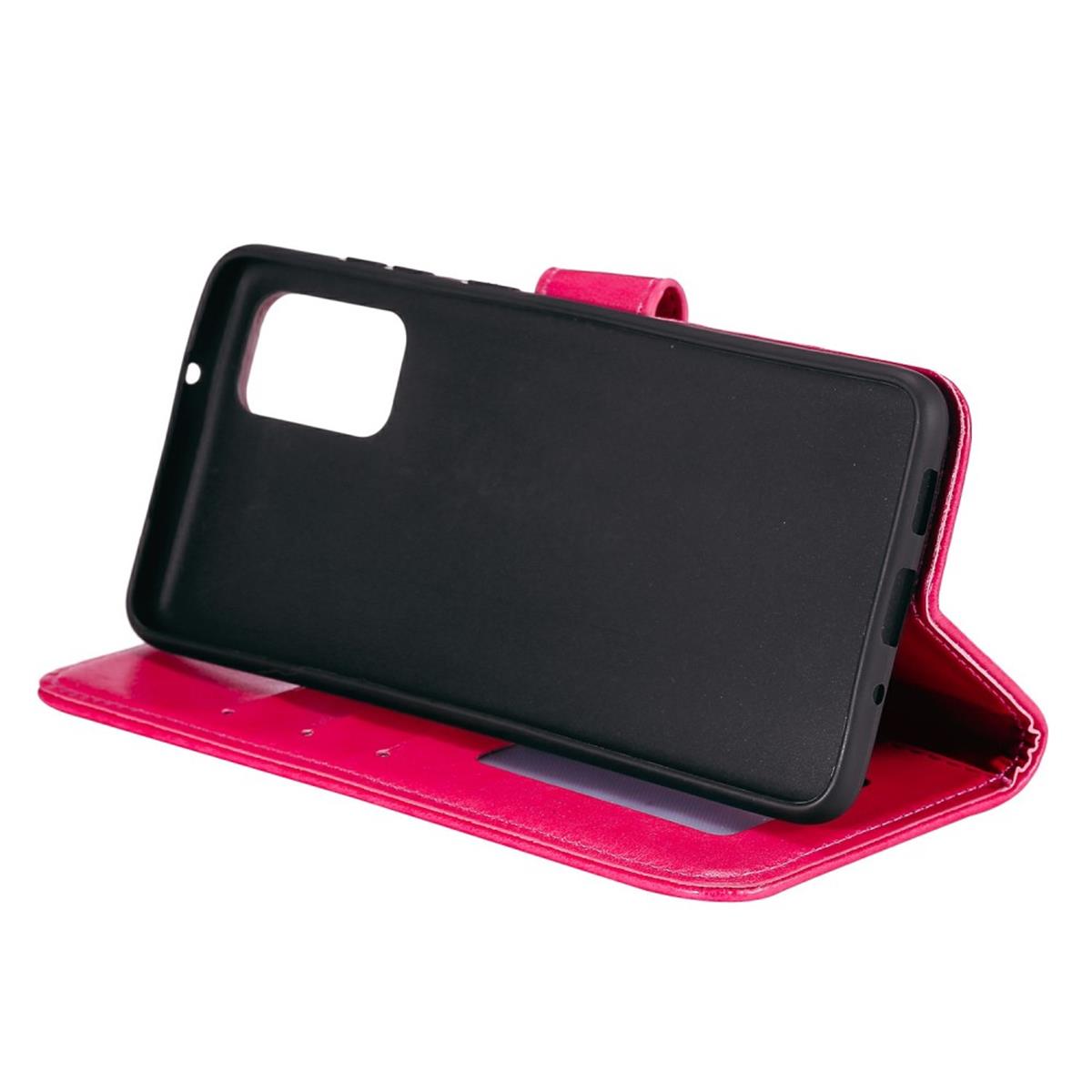 Hülle für Samsung Galaxy A02s Handy Tasche Flip Case Cover Etui Mandala Pink